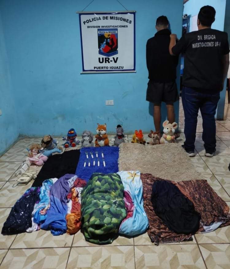 Detuvieron a un joven cuando intentaba ocultar elementos robados dentro de las cañerías