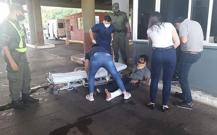 Atropellaron a un empleado de Migraciones en uno de los carriles de ingreso a Iguazú