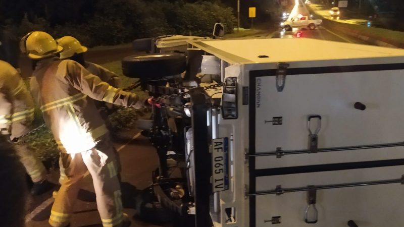 Colisión en autopista de acceso a Iguazú dejo soló daños materiales