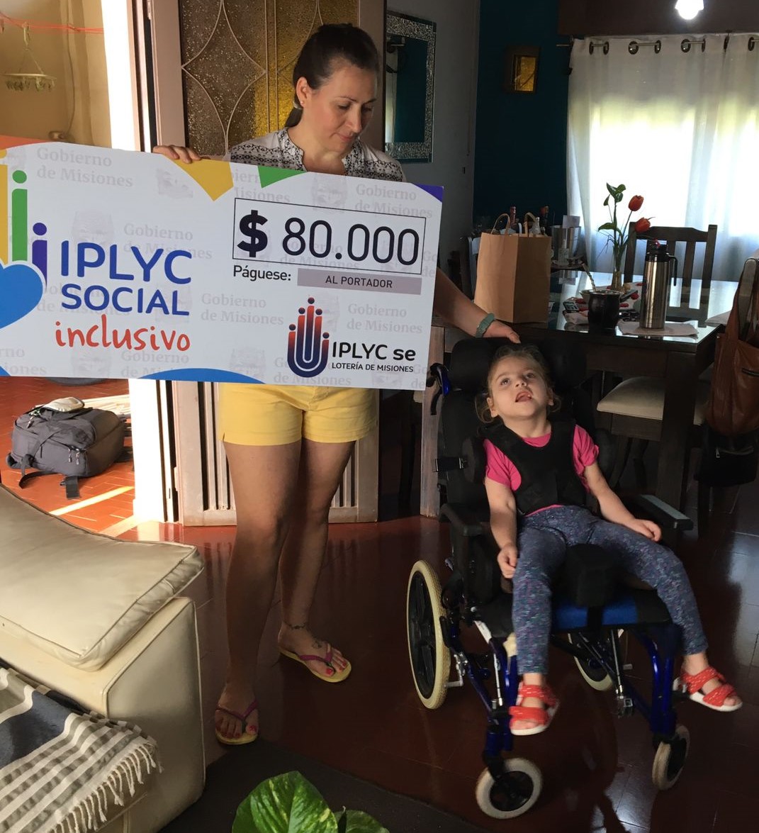 Con el dinero del Inclusivo “construiremos una habitación para Emma”