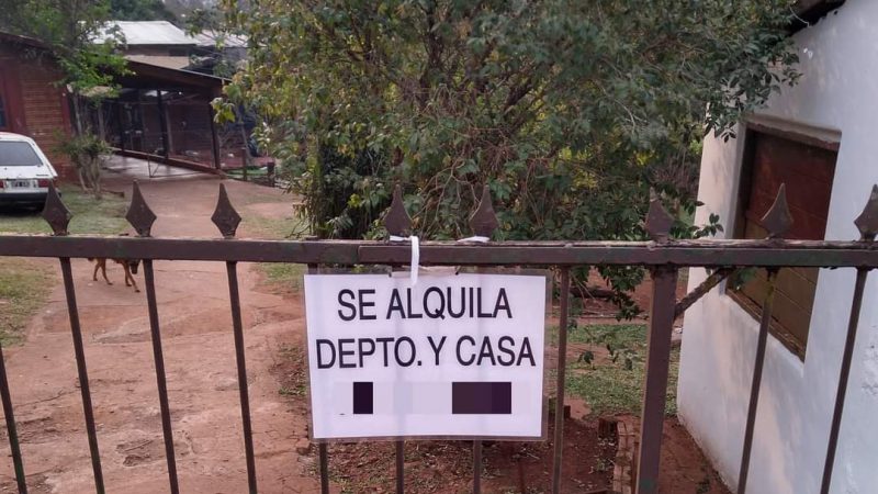 Alquilar una propiedad en Iguazú es casi una misión imposible