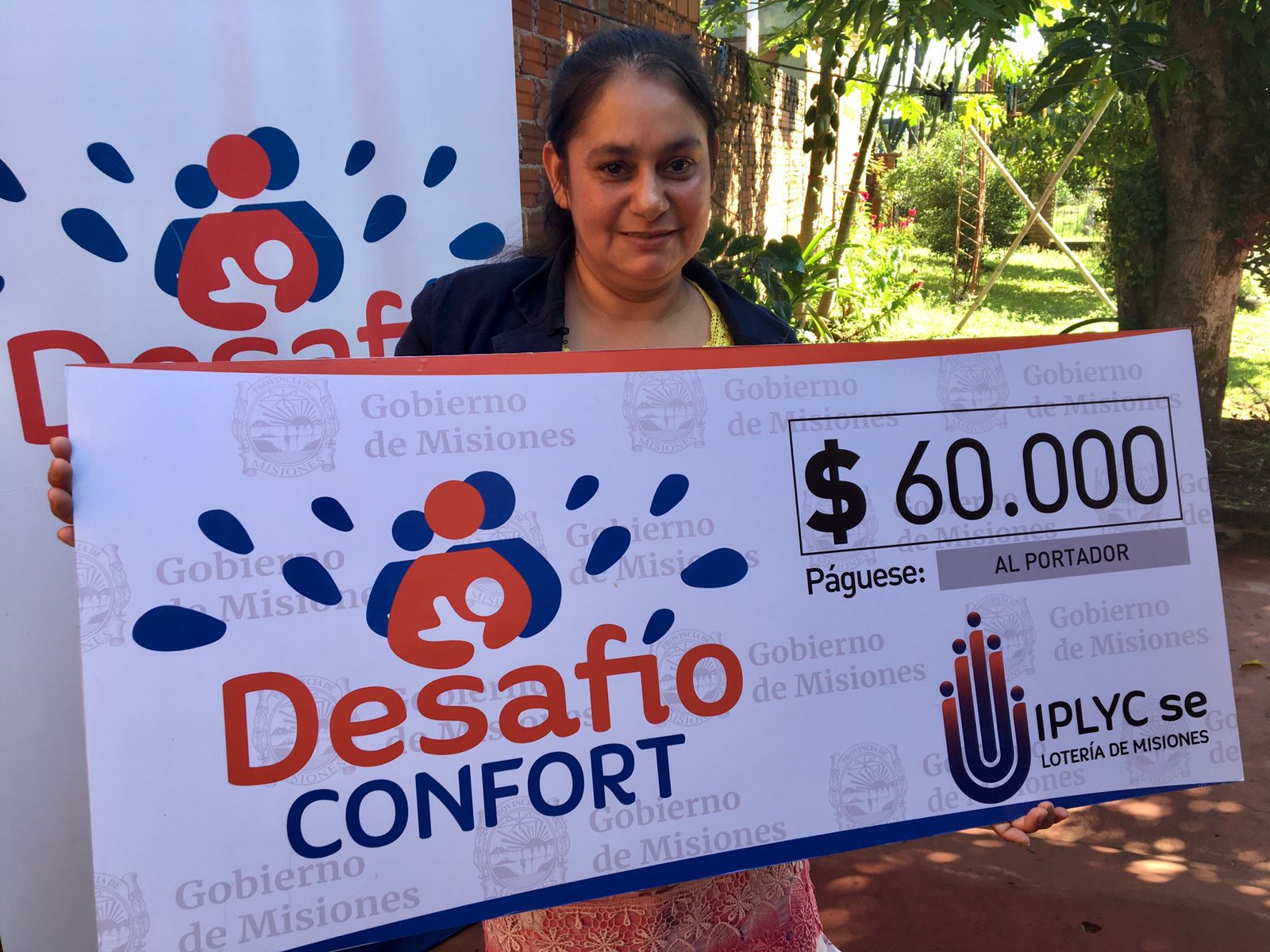 Usará el premio de Desafío Confotr para los estudios de su hijo