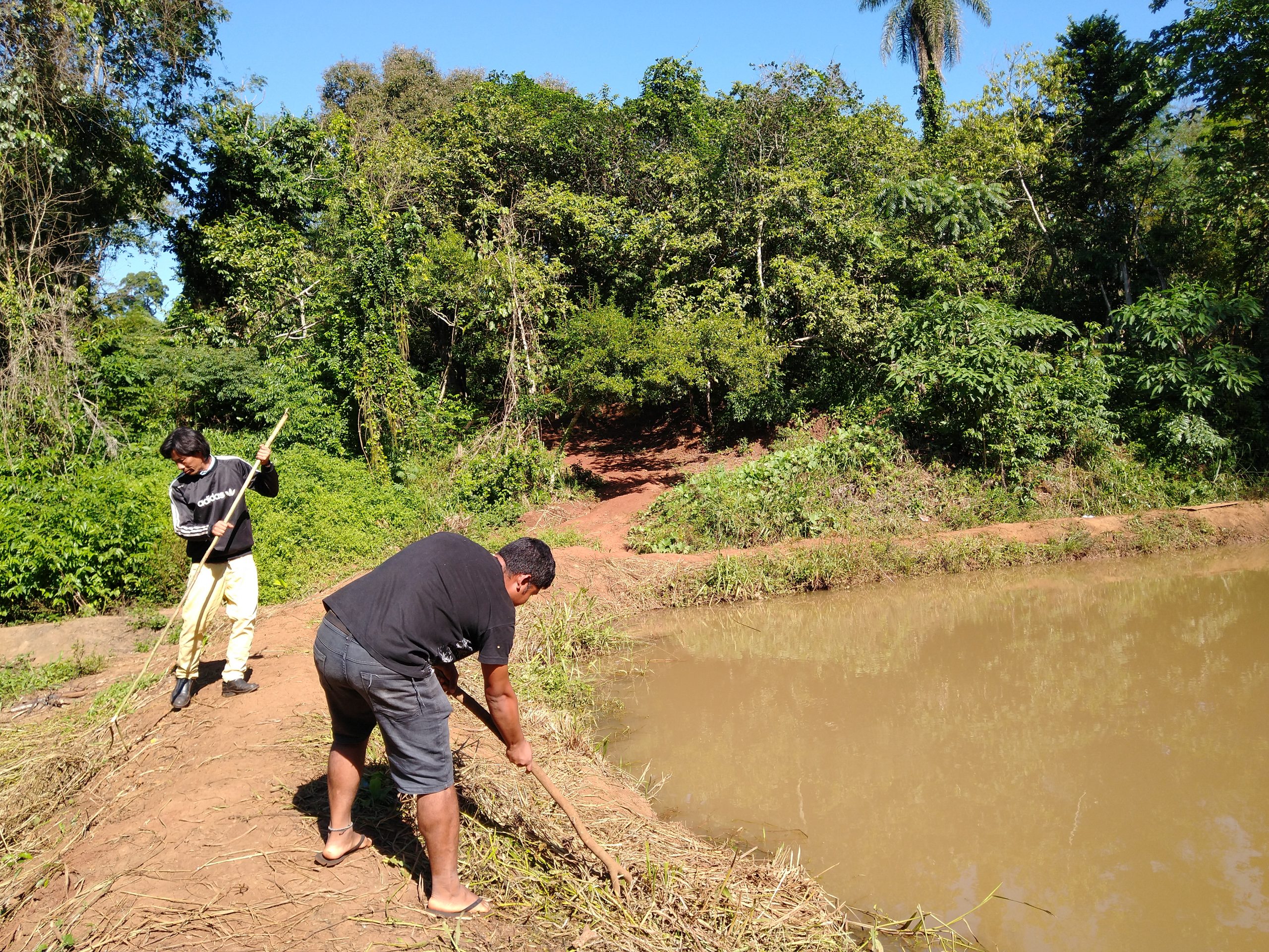Inauguraron un tajamar y apuestan a la producción en la comunidad Yryapú