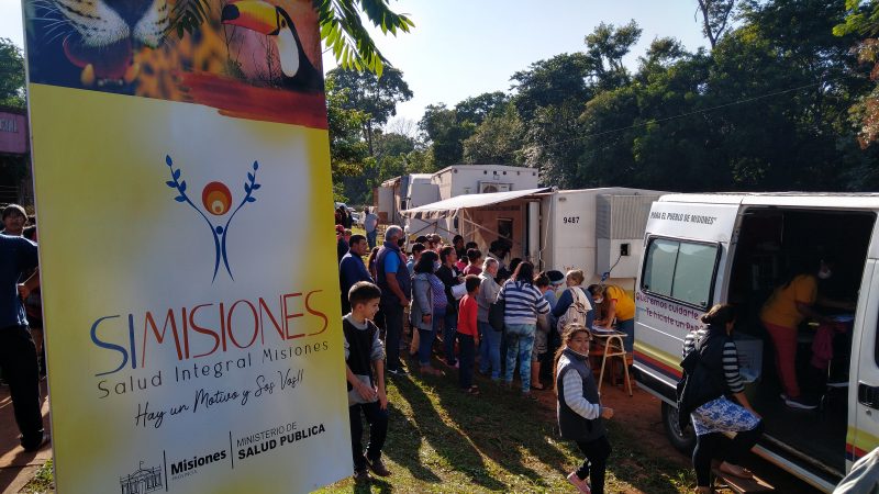 Los consultorios móviles de Salud Pública iniciaron el programa SIMisiones en Iguazú