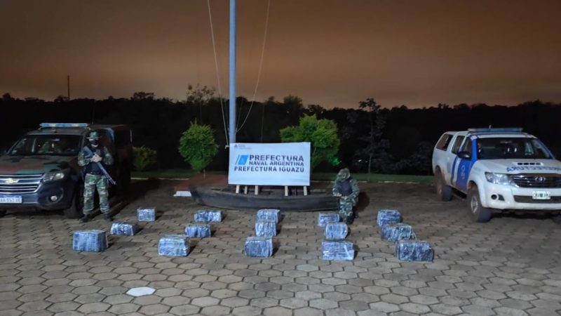 Prefectura incautó más de 400 kilos de marihuana