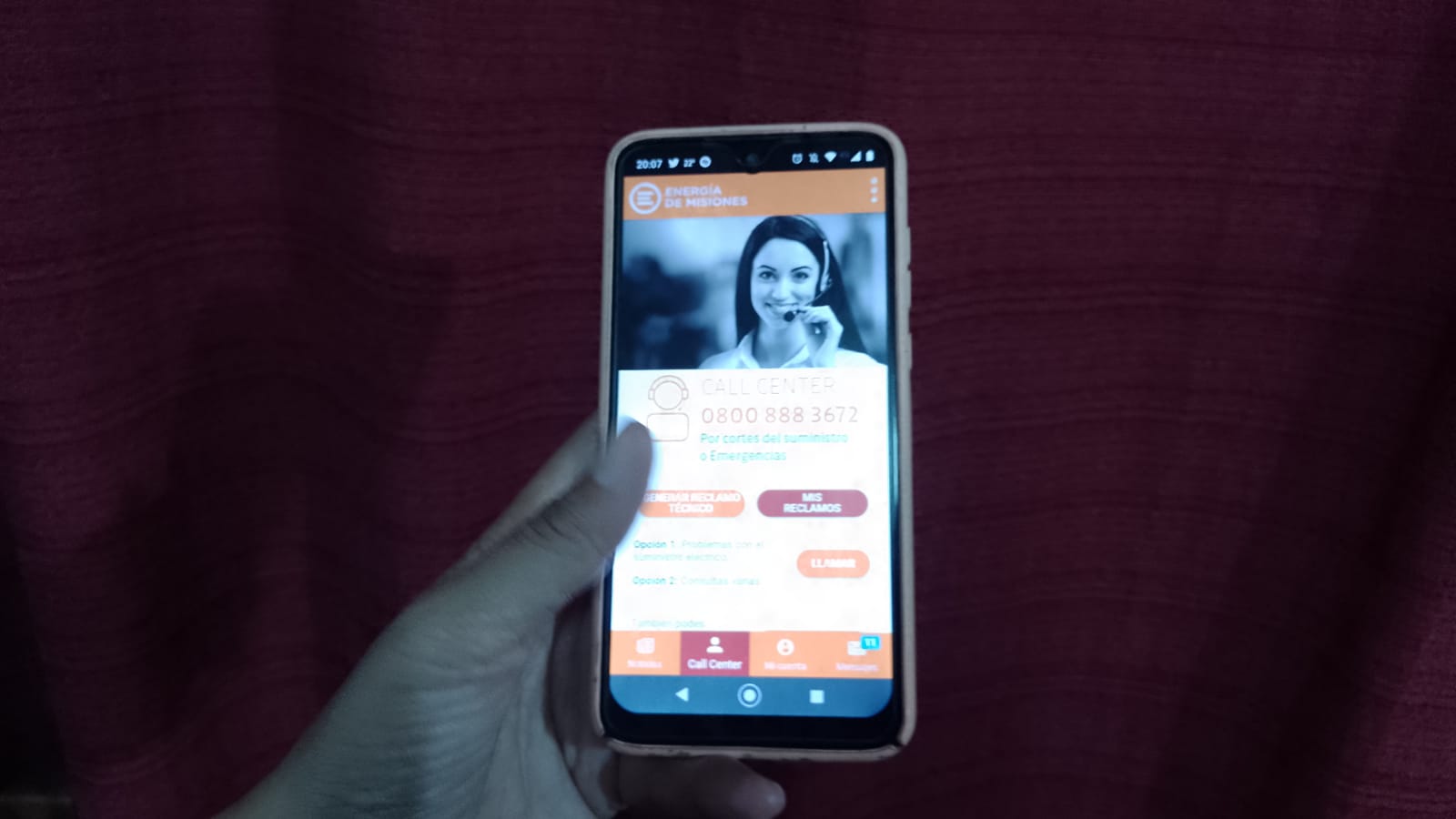 Energía de Misiones realiza trámites de rehabilitaciones de conexión vía Web o App