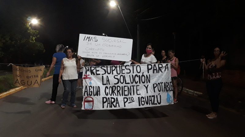 Iguazú: Continúan los reclamos por el deficiente suministro de agua potable