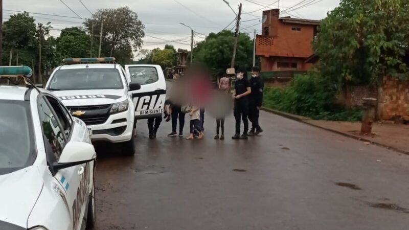 Iguazú: Resguardaron a tres niños presuntamente maltratados y detuvieron a dos hombres por violencia de género