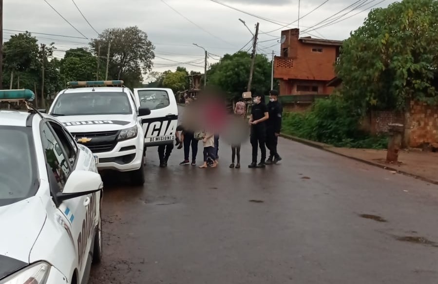 Iguazú: Resguardaron a tres niños presuntamente maltratados y detuvieron a dos hombres por violencia de género