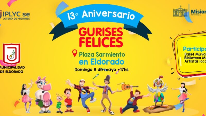Este domingo, “Gurises” festejará su aniversario en Eldorado