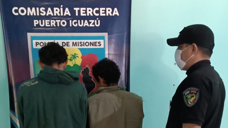 Dos jóvenes señalados de robar y vender una moto, fueron detenidos en Iguazú