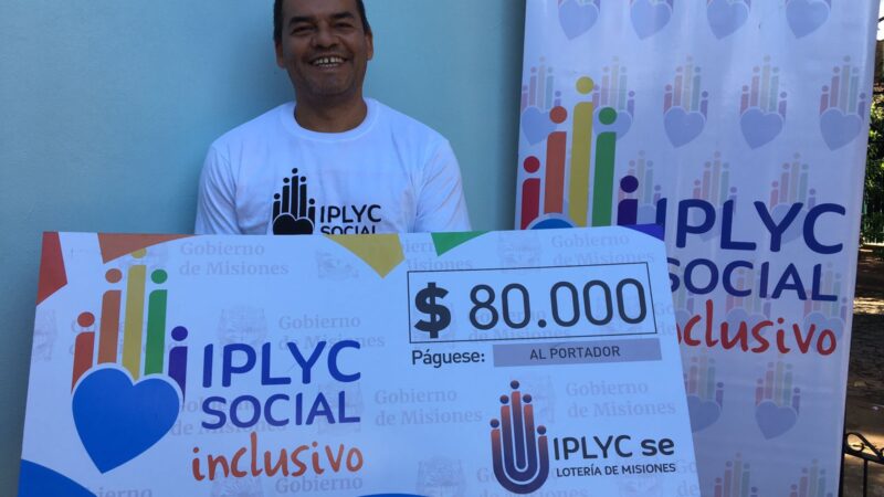 “El cheque me viene bien para construir un baño instalado”