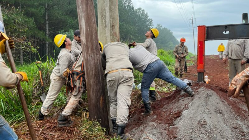 La línea doble terna 33 kV “San Ignacio – Garita” tendrá 38 nuevos postes de hormigón