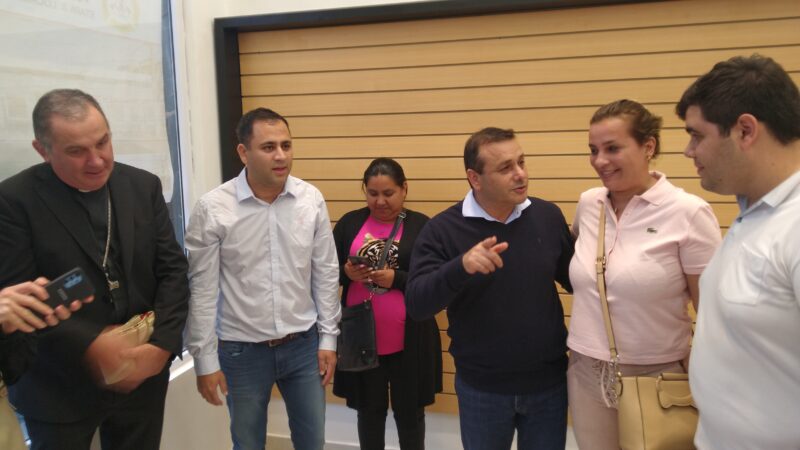 Herrera Ahuad Inauguró la galería comercial de la Asociación de Bomberos Voluntarios