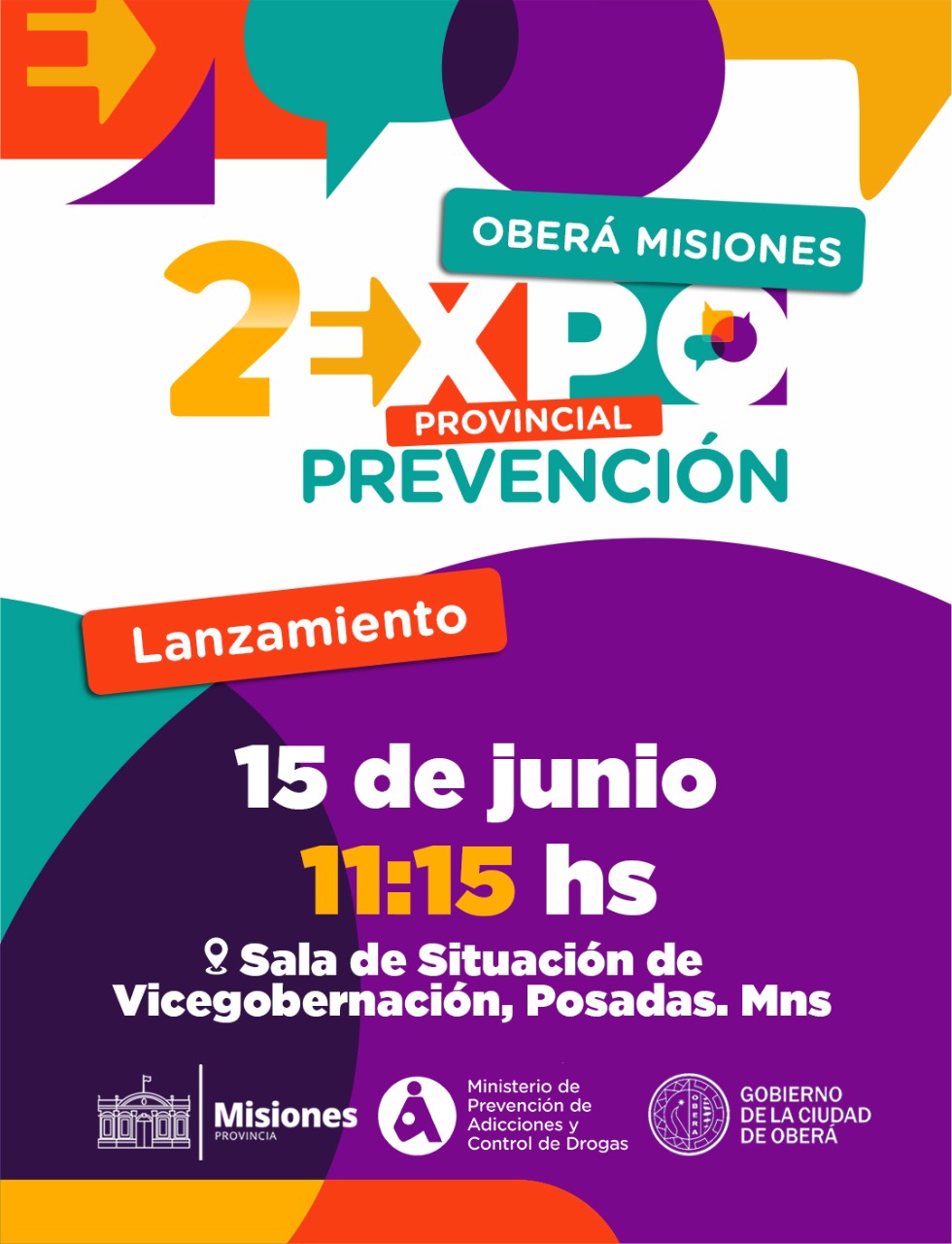 Lanzamiento de la 2º Expo Prevención de Consumos Problemáticos y Adicciones 2022