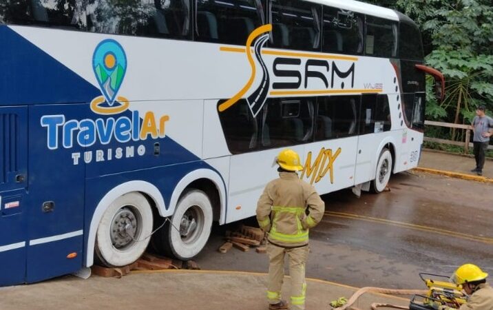 Una mala maniobra provocó la interrupción de la circulación en el caracol