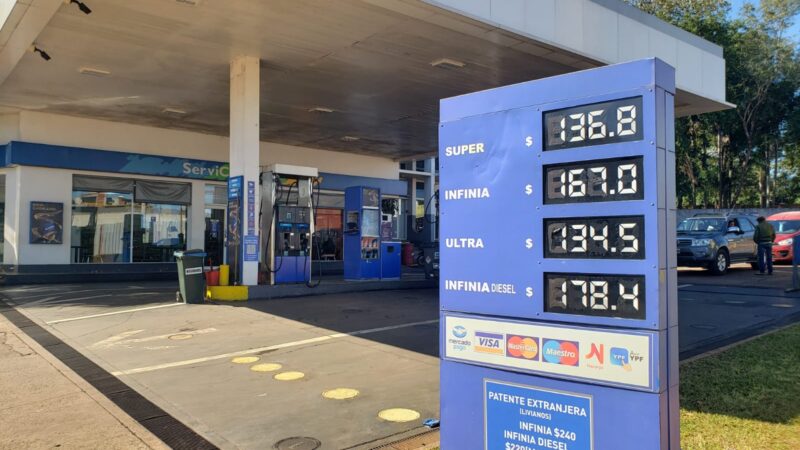 A la medianoche aumentó el precio del gasoil en Iguazú