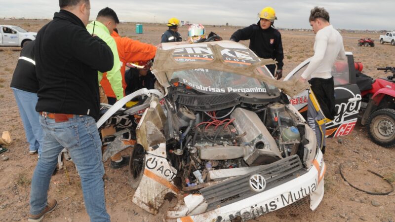 Facundo protagonizó un impresionante accidente en la final de la Clase 2. Bautista llegó 23°.