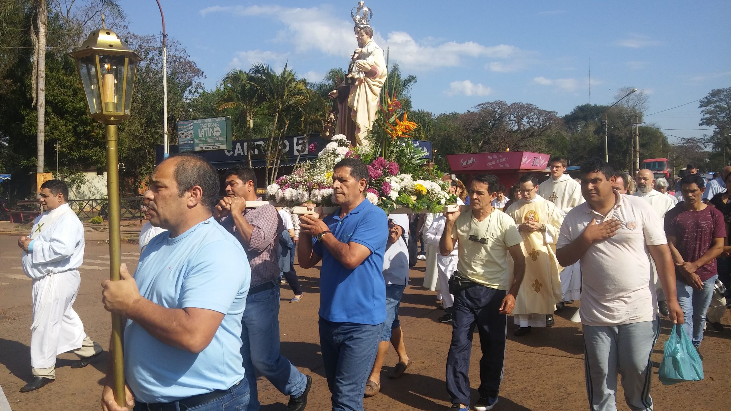 La fiesta patronal por el día de la Virgen fue evolucionando tras la pandemia