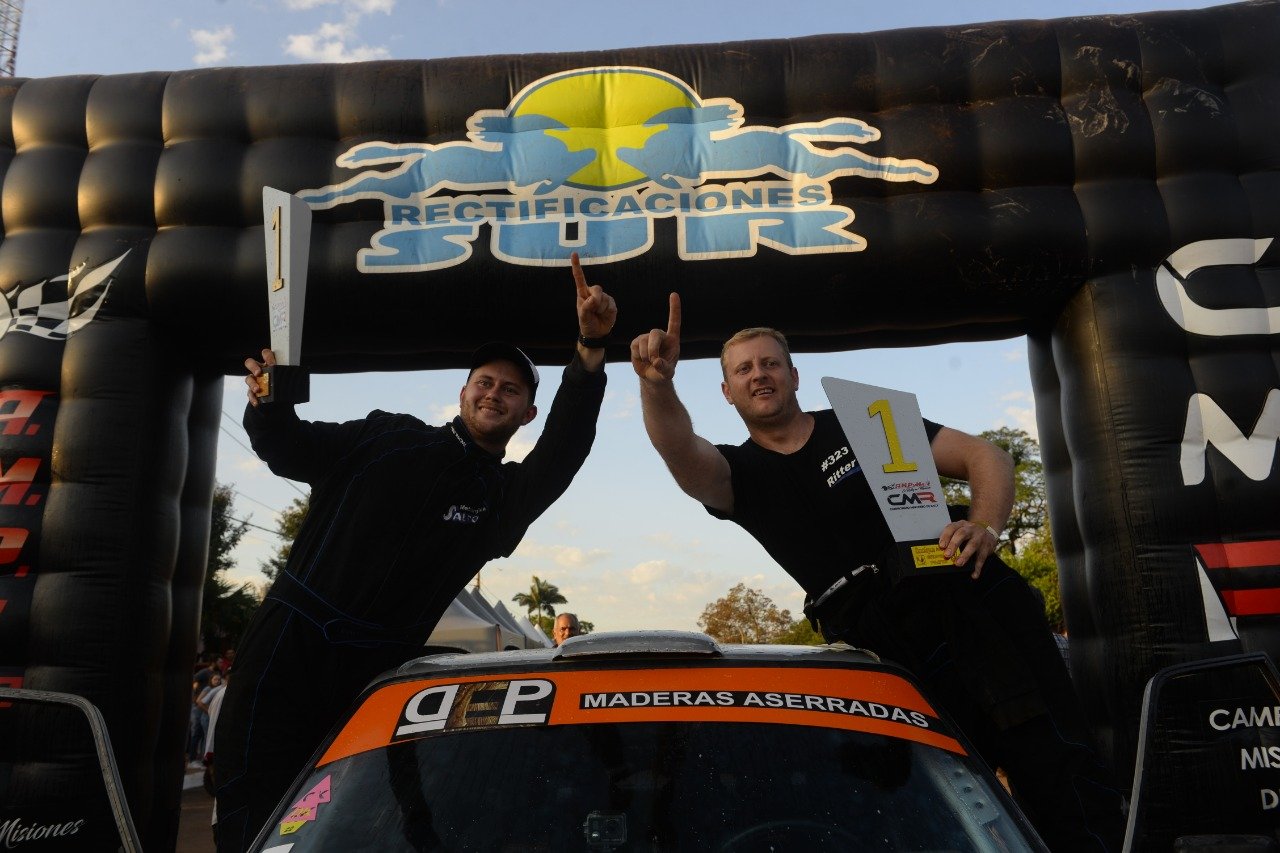 El binomio Lucas y Alejandro Ritter se llevó el rally de San Javier
