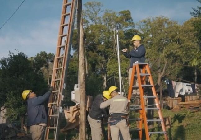 ACCEDER: 70 familias fueron incorporadas al sistema eléctrico en San Pedro