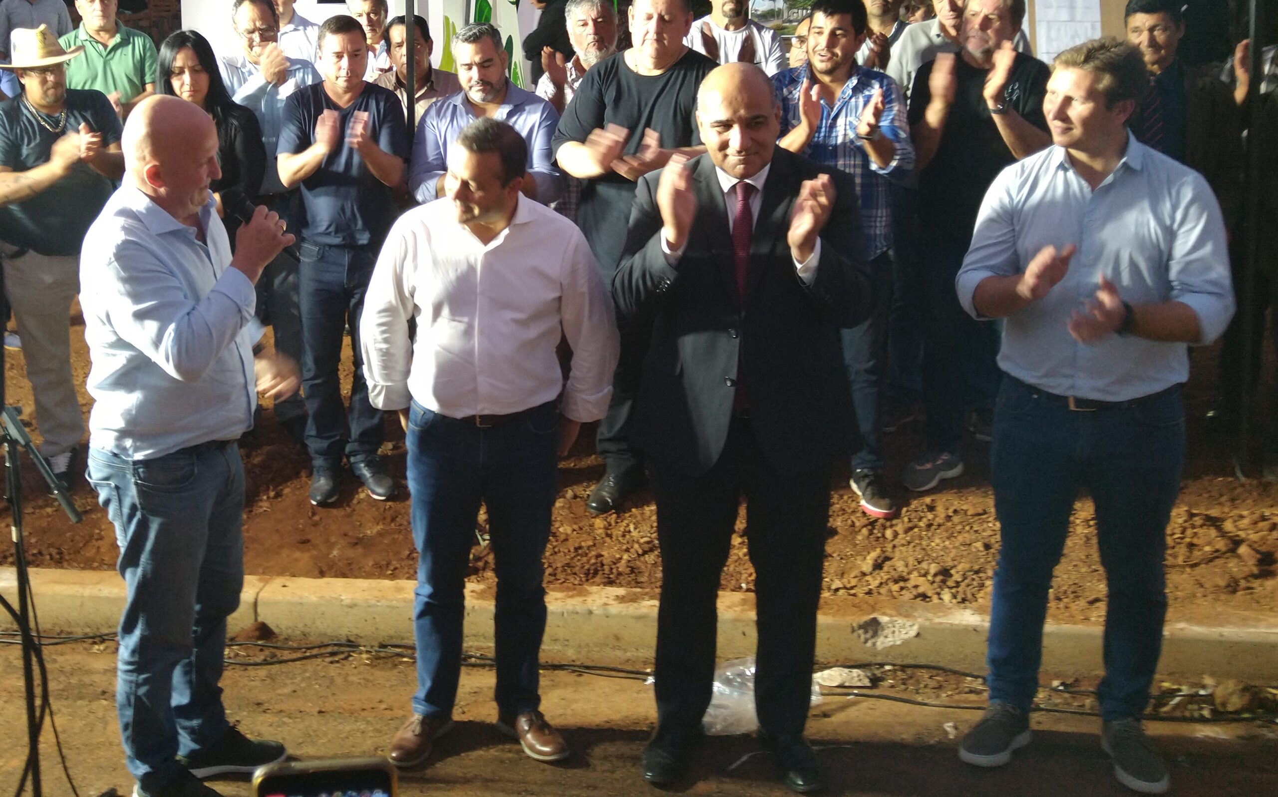 Herrera Ahuad y Manzur arribaron a Iguazú para la inauguración del INMET