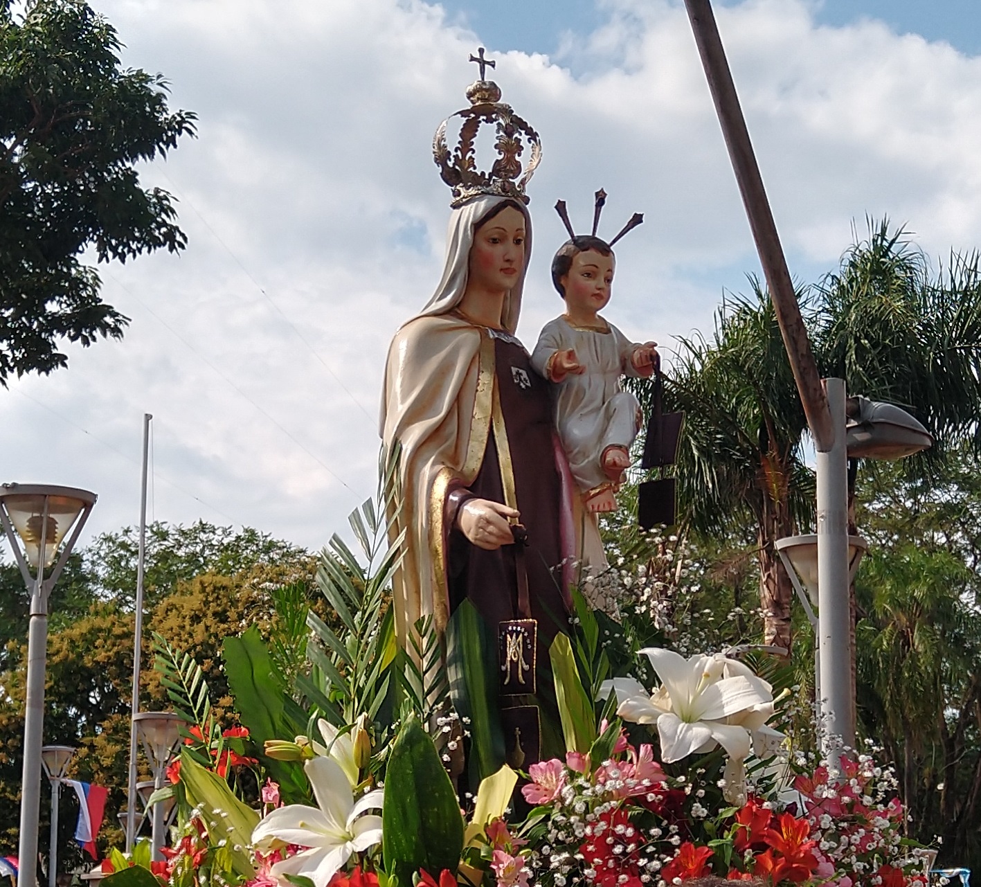 La virgen del Carmen llegó a Iguazú en el año 1940