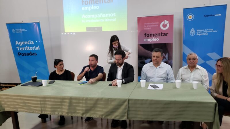 En una presentación oficial, detallaron los alcances del programa Fomentar Trabajo en Iguazú