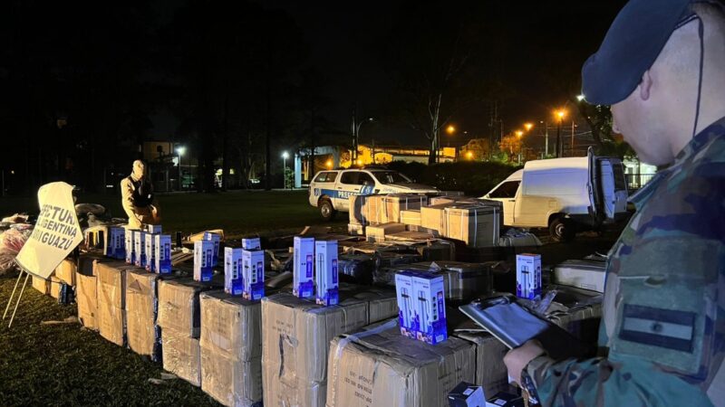 Incautaron mercadería de contrabando por mas de 21 millones en Santa Rosa