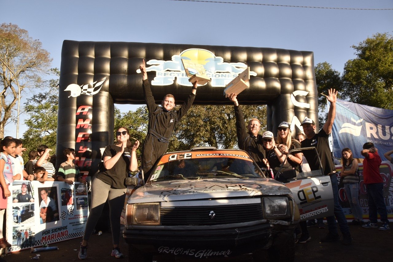 La dupla Lucas y Alejandro Ritter se llevó el Rally de Santa Rita y Alba Posse