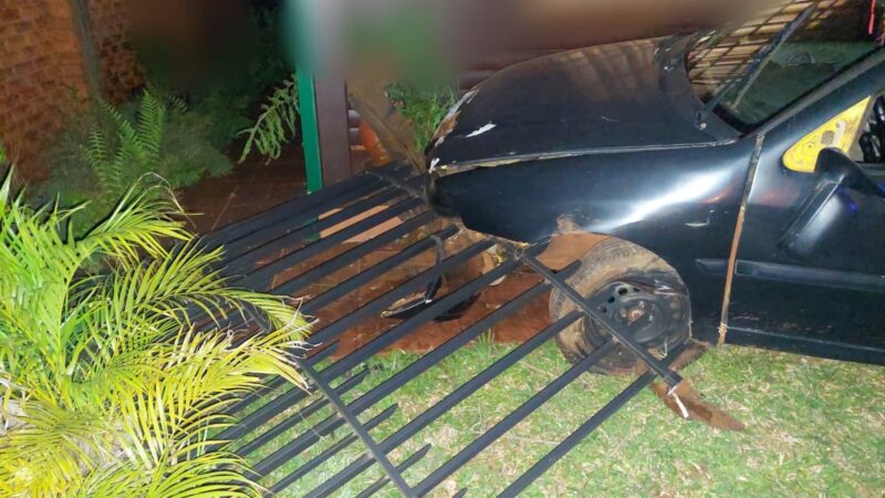 Conductor alcoholizado despistó y colisionó a una vivienda familiar en Wanda
