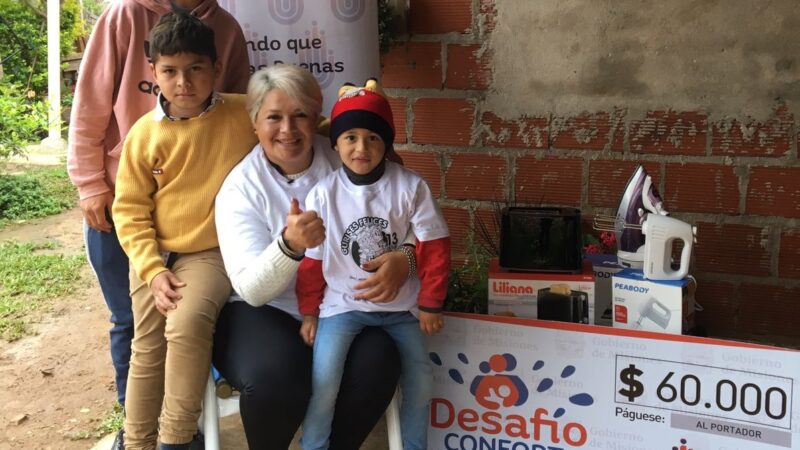 Con el premio de Desafío, hará arreglos en su vivienda