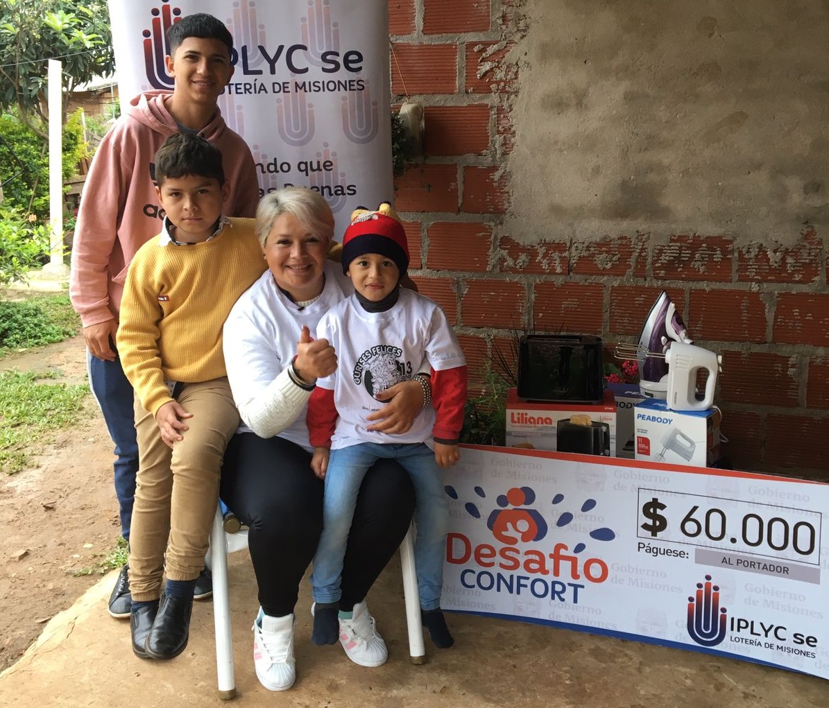 Con el premio de Desafío, hará arreglos en su vivienda