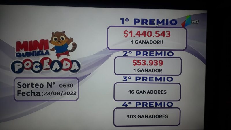 Una jubilada es la ganadora de la Mini Poceada