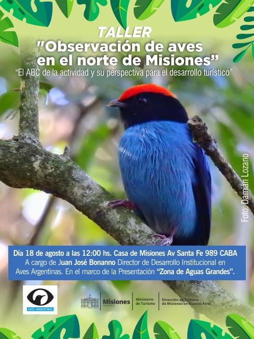 Presentarán “Región de Aguas Grandes y Selva” en la Casa de las Misiones en Buenos Aires