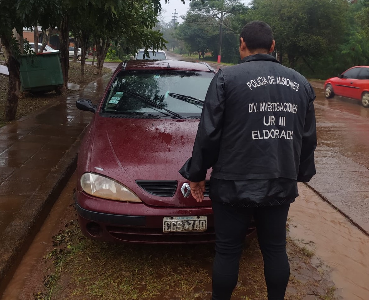 Recuperaron en Eldorado un automóvil robado en Iguazú