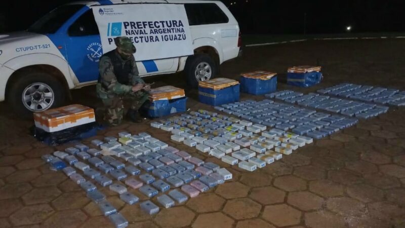 Prefectura incautó un cargamento millonario de contrabando en Puerto Iguazú