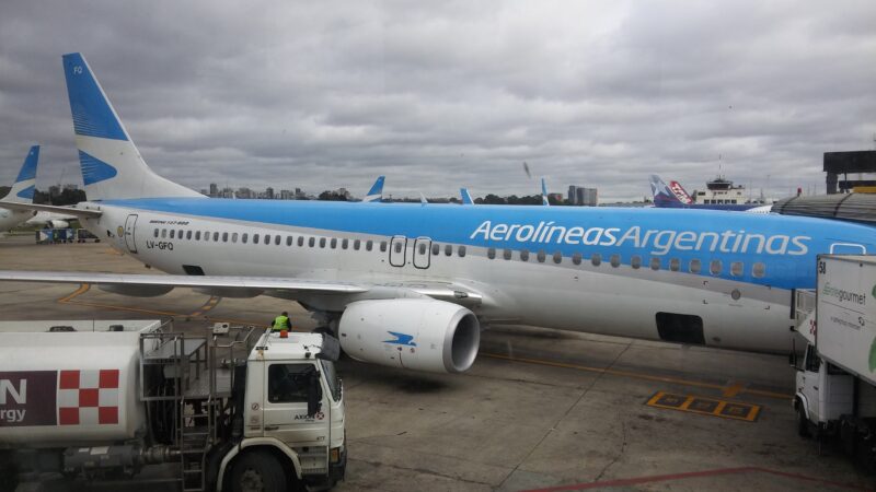 Dijo tener una bomba en su valija y será sancionado por Aerolíneas Argentinas