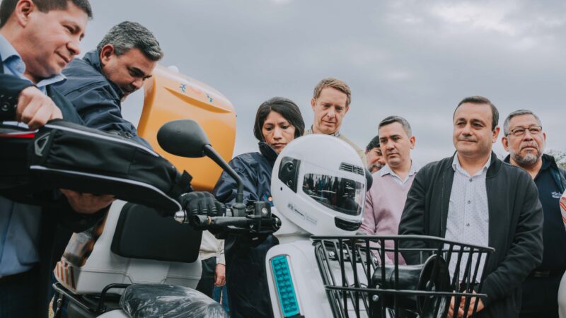 Se puso en marcha la división de motoambulancias