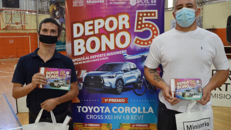 El próximo sábado será el sorteo del Deporbono 5