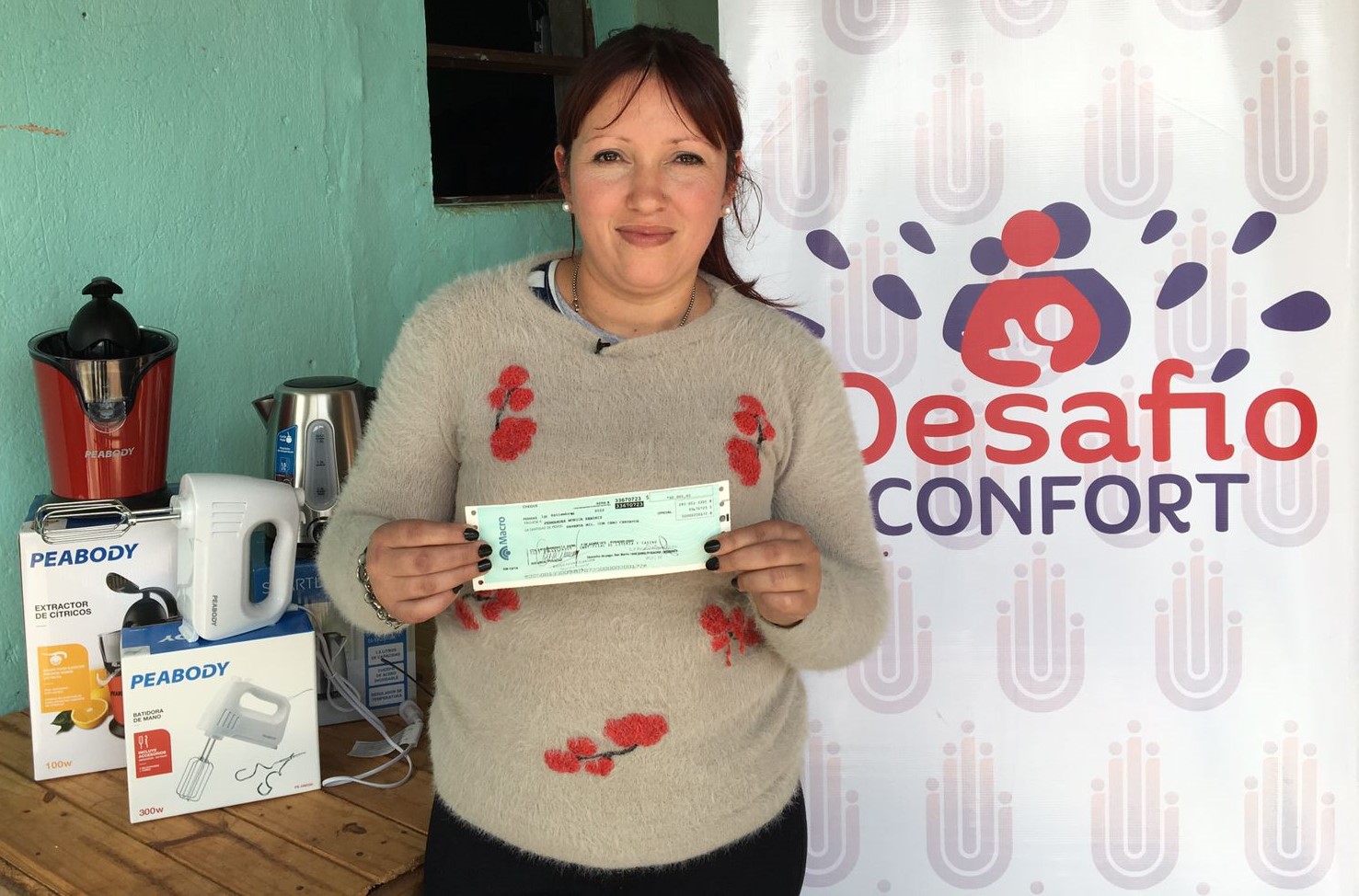 Con el dinero de Desafío, intentará armar su peluquería