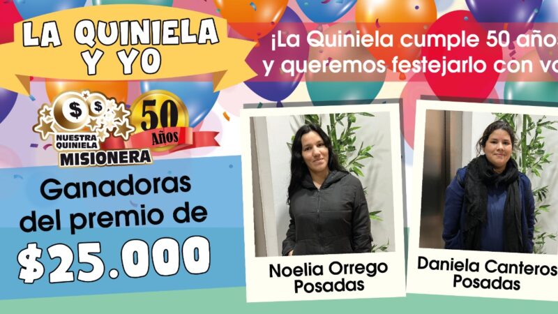 Ganadoras de “La quiniela y yo”