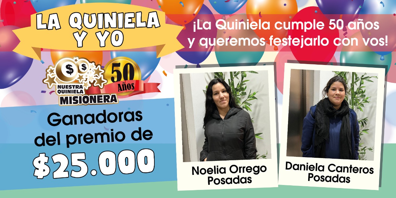 Ganadoras de “La quiniela y yo”