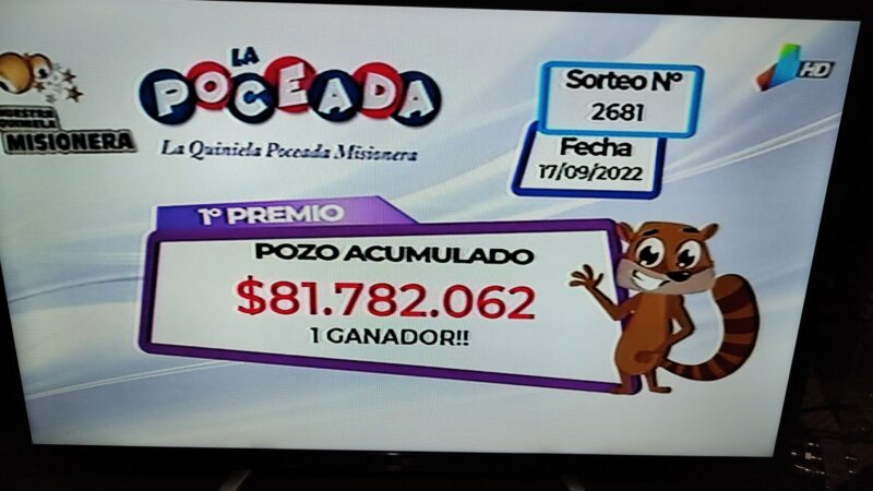 Poceada Misionera: mas de 80 millones para Garupa 