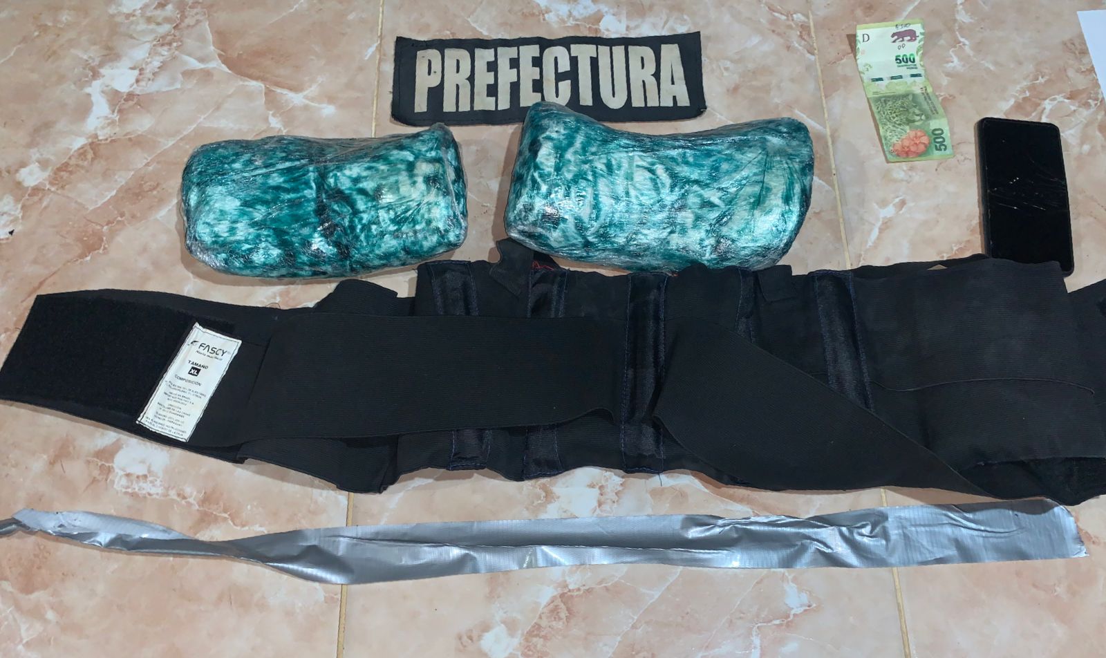 Una mujer transportaba cocaína dentro de una faja: Prefectura la detuvo