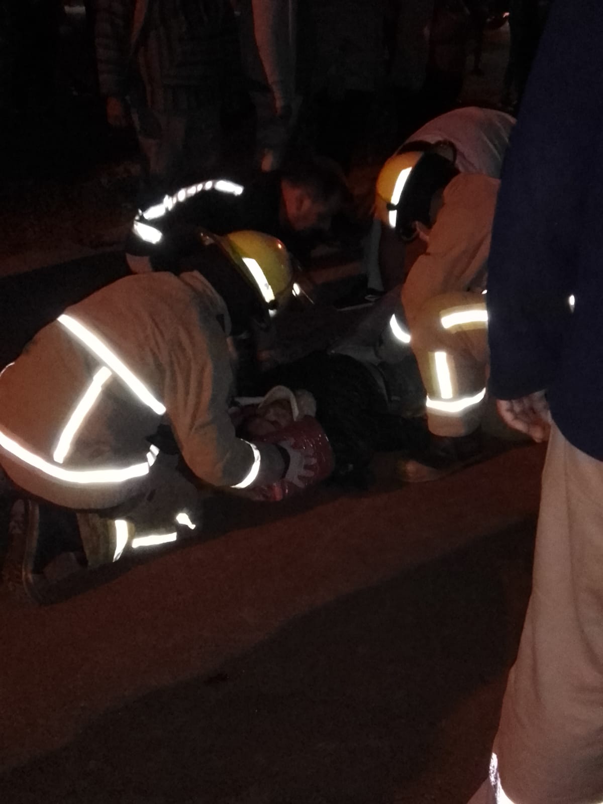 Iguazú: Tres heridos tras el choque de dos motos en barrio Primavera