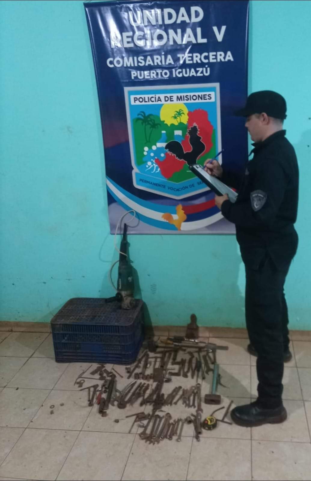 Arrestaron a un hombre y recuperaron elementos robados de una vivienda en las 2000 hectáreas