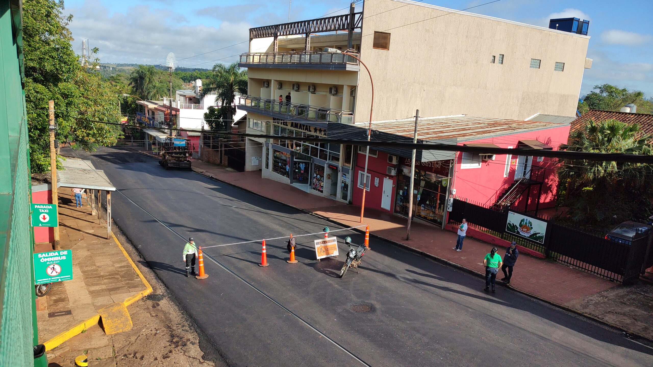 Culminaron los trabajos en avenida Misiones y planifican el reasfaltado de la av. Guaraní de Puerto Iguazú