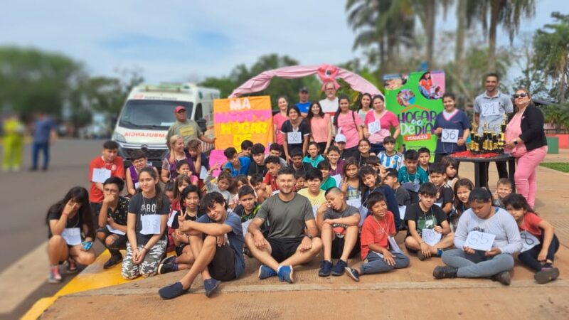 El Hogar de Día de Iguazú realizó una “Maratón por el Mes Rosa”
