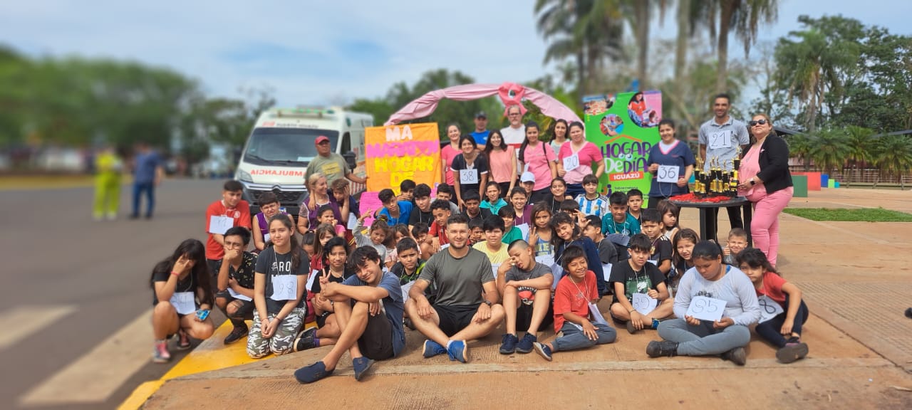 El Hogar de Día de Iguazú realizó una “Maratón por el Mes Rosa”